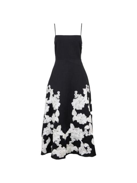 SIMKHAI Annabella floral midi dress