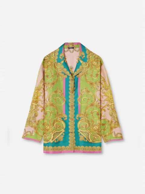 VERSACE Barocco Goddess Silk Overshirt