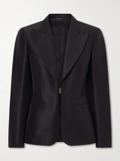 GUCCI Silk-satin Blazer