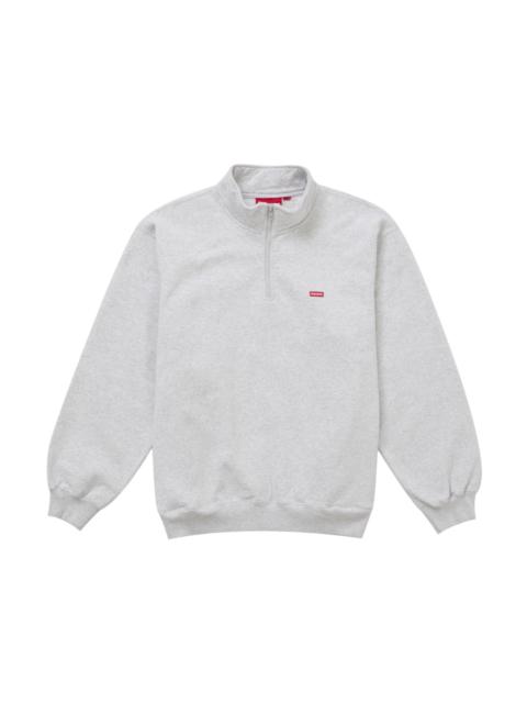 Supreme Supreme Small Box Half Zip Pullover Ash Grey