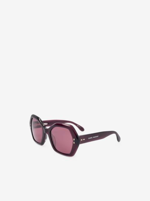 Isabel Marant geometric-frame sunglasses