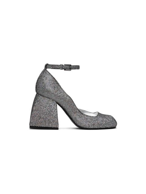 NODALETO Silver Bulla Pia Heels