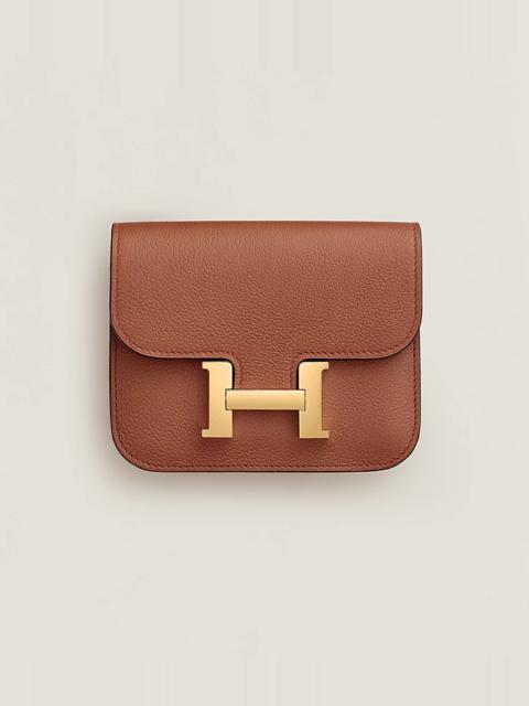 Hermès Constance Slim bicolor wallet
