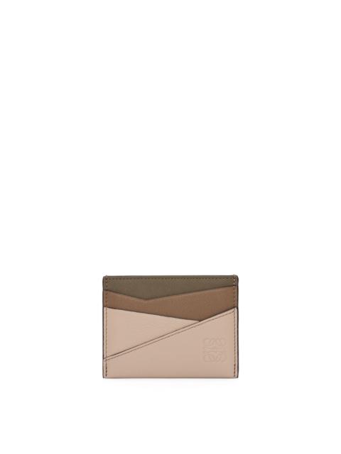 Loewe Puzzle plain cardholder in classic calfskin