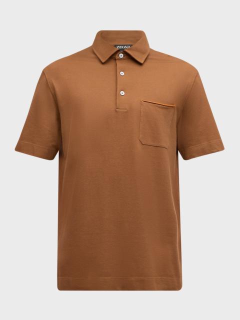 Men's Pure Pique Cotton Polo Shirt