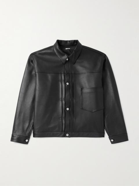 A.PRESSE 1st Type Full-Grain Leather Jacket