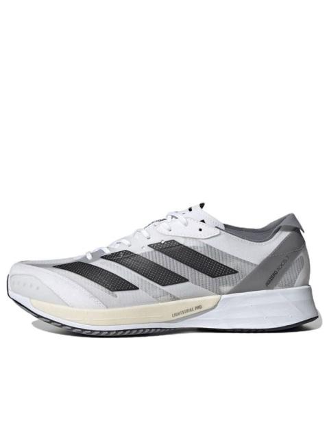 adidas adidas Adizero Adios 7 'White Black Grey' GX6646