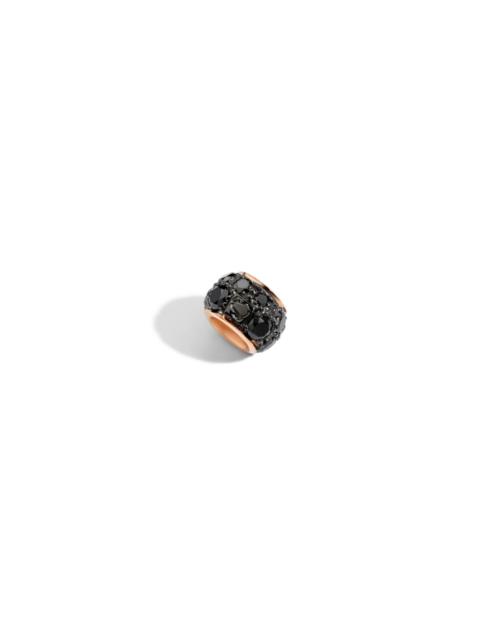 DoDo ROSE GOLD & BLACK DIAMOND RONDELLE COMPONENT