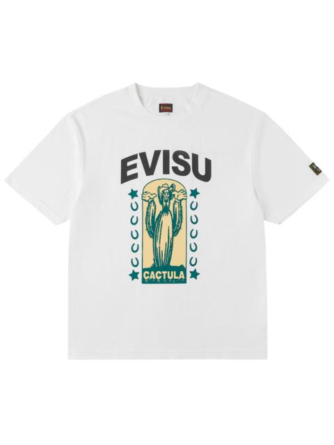 EVISU Cactula Logo Print T-shirt