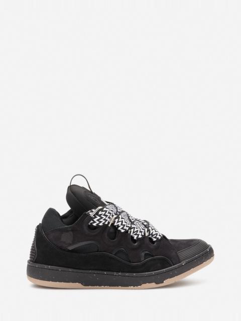 Lanvin LEATHER CURB SNEAKERS