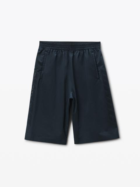 Alexander Wang Black Perforated Logo Basketball Shorts