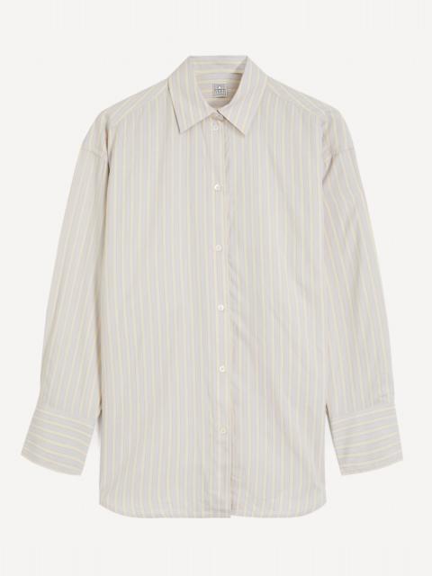 TOTEME Yellow-Sky Oversized Stripe Shirt