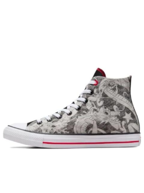 Converse Chuck Taylor All Star YOTD High Top 'Dragon Graphic Black White' A08702C