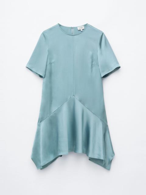 & Other Stories Handkerchief Hem Mini Dress