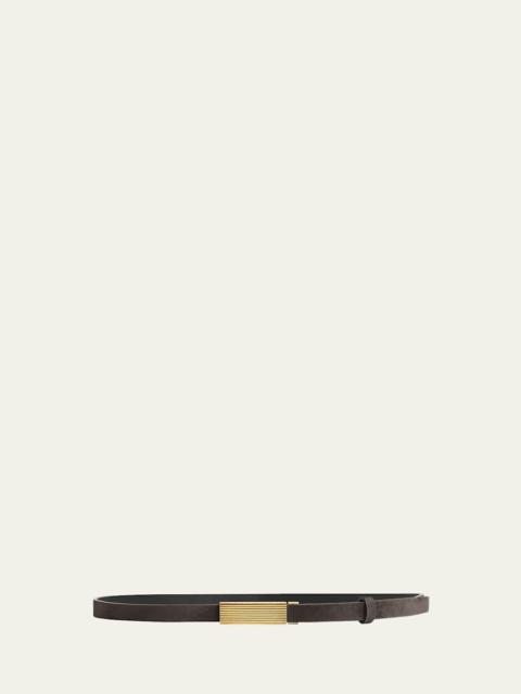 KHAITE Empire Suede Belt