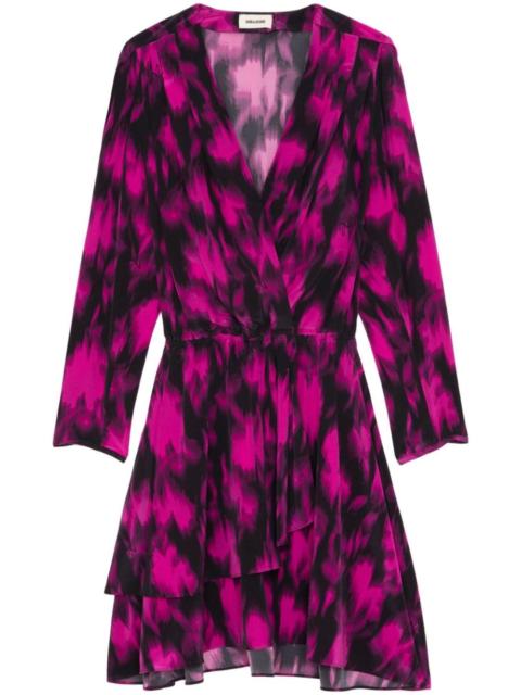 Zadig & Voltaire Rogers silk mini dress