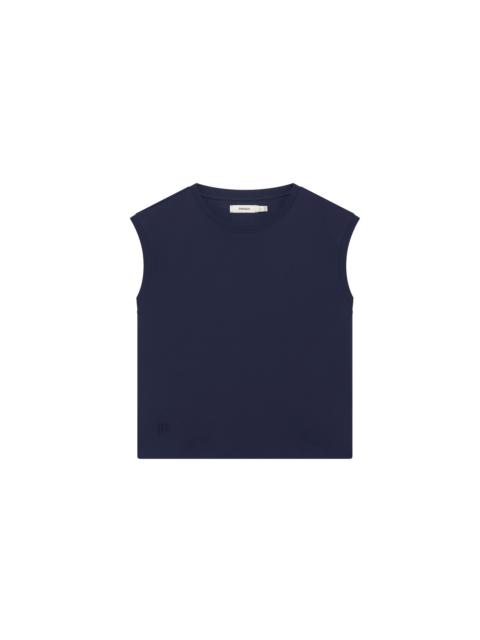 PANGAIA Womens Sleeveless T-Shirt - Midnight Navy