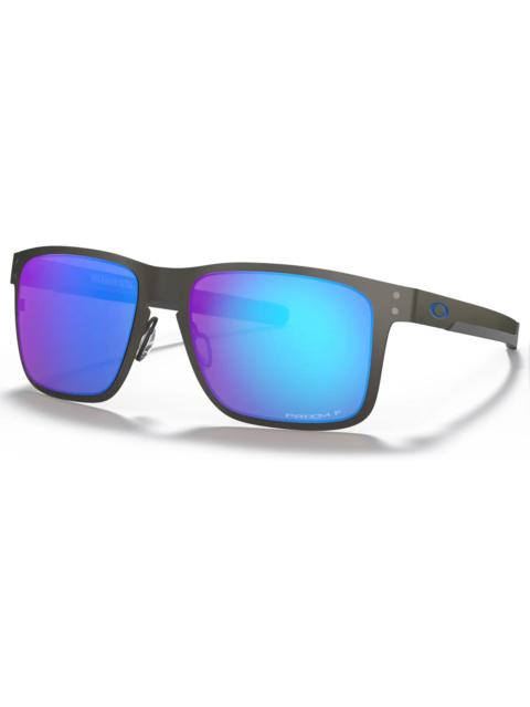 OAKLEY Oakley Holbrook Metal Sunglasses Matte Gunmetal/Prizm Sapphire Polarized (OO4123-0755)