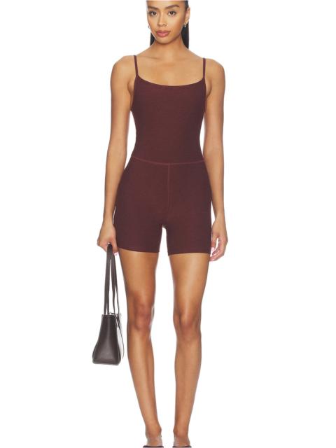 BEYOND YOGA Spacedye Keep Pace Biker Romper
