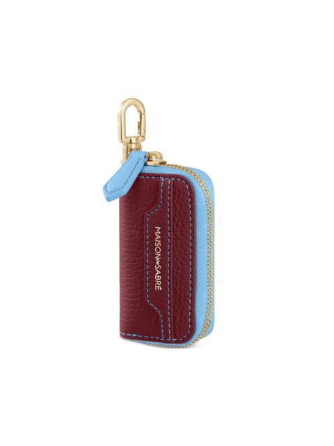 MAISON de SABRÉ zipped lobster clip key case charm