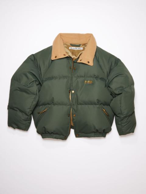 Acne Studios Down puffer jacket - Green