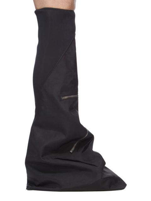 Rick Owens DRKSHDW leather biker boots