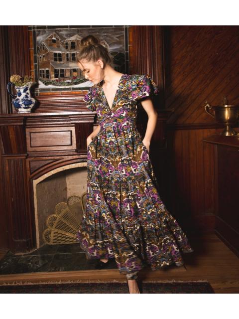 Cleobella EVITA MIDI DRESS | MOSAIC IKAT