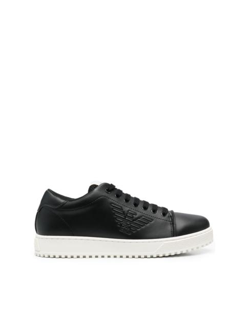 EMPORIO ARMANI logo-detail lace-up sneakers