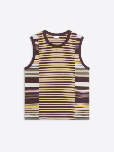 Dries Van Noten STRIPED COTTON TANK TOP