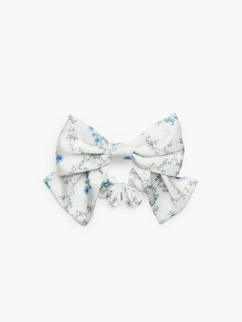 Hill House Home The Bow Scrunchie - Green Trellis