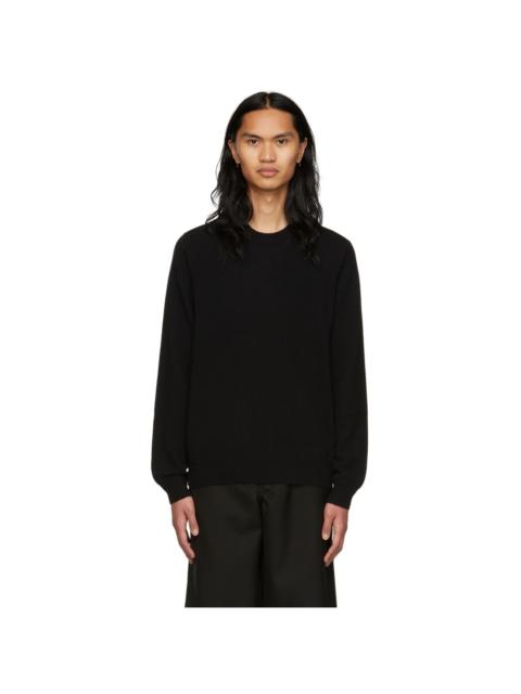 Comme des Garçons SHIRT Black Lambswool Sweater