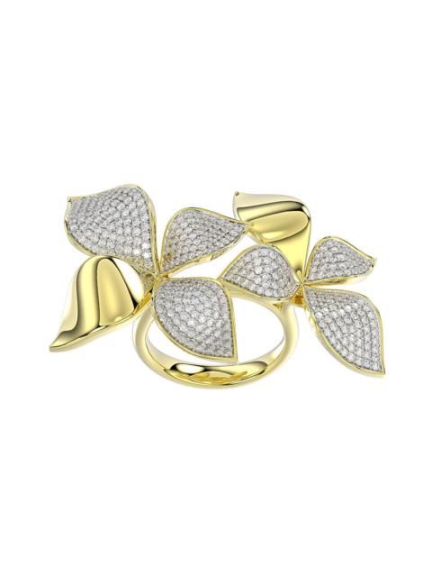 WILD FLOWER YELLOW GOLD RING