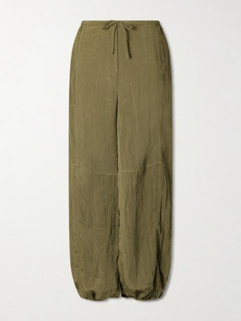 SIMKHAI Freya Tapered Crepon Parachute Pants