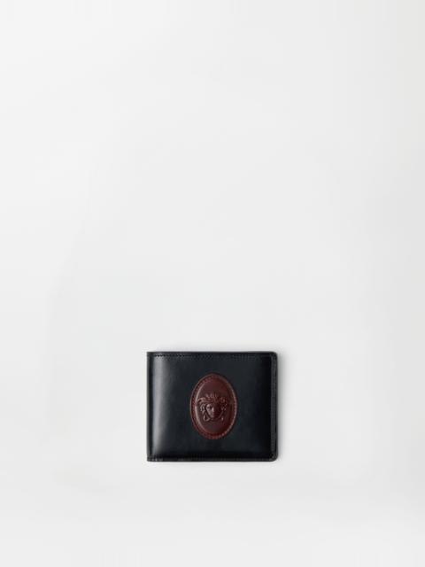 VERSACE Roomy Leather Wallet