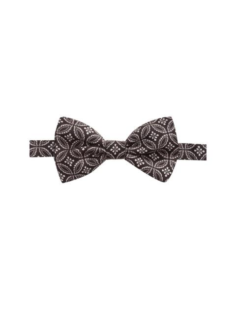Dolce & Gabbana printed silk bow tie