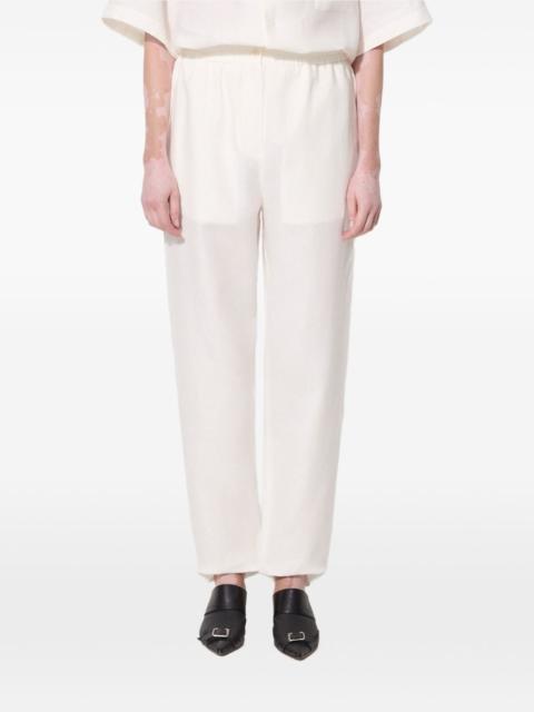 PANGAIA elastic-waist trousers