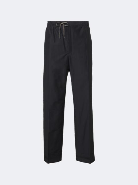 Maison Margiela Cotton and silk-blend straight pants