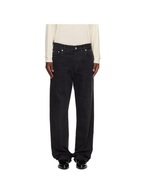 Studio Nicholson Black Barra Jeans