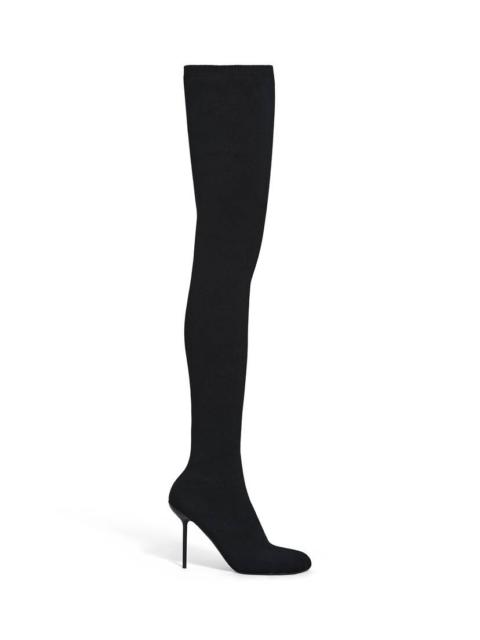 BALENCIAGA Women's Anatomic 110mm Over-the-knee Boot in Black