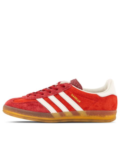 (WMNS) adidas originals Gazelle Indoor 'Red White' IE1051