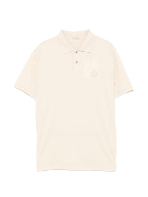 Moncler logo patch polo shirt