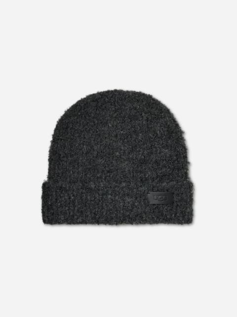 UGG ® Men's Boucle Cuff Beanie in Charcoal Heather