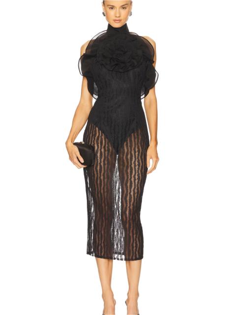 REBECCA VALLANCE Seraphina Midi Dress