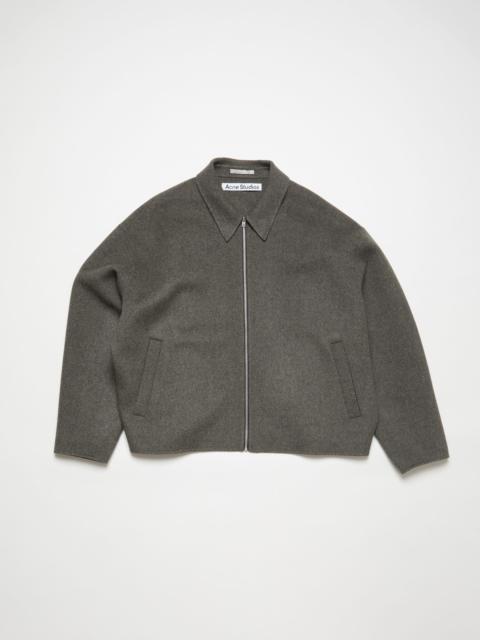 Acne Studios Wool zipper jacket - Graphite grey