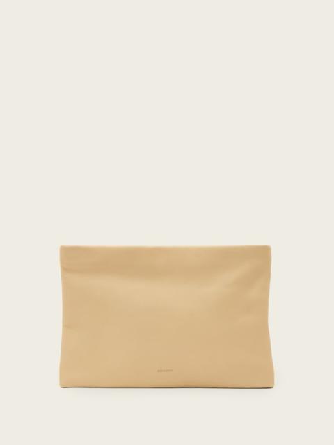 ALLSAINTS BETTINA LEATHER CLUTCH BAG
