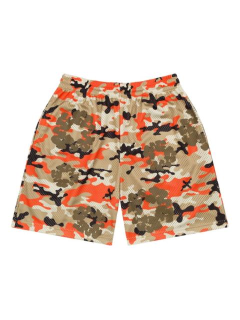 DENIM TEARS camouflage wreath mesh shorts