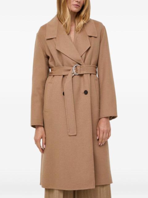 BOSS belted double-breasted coat
