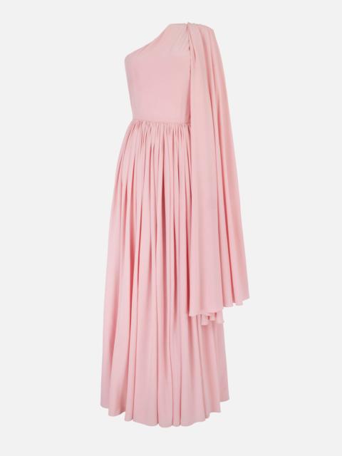 EMILIA WICKSTEAD Rocco Dress In Soft Pink Silk Crepe De Chine