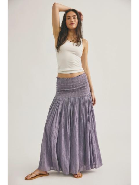 FREE PEOPLE Raven Solid Convertible Maxi Skirt