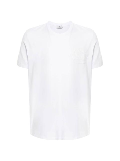 Pegaso-embroidered T-shirt